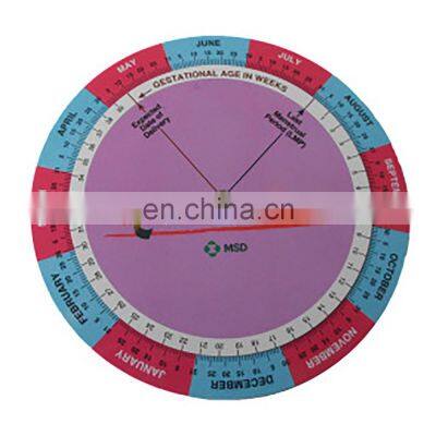 Classic Plastic EDD Calculator Pregnancy Due Date Calculator Wheel for Nurses, Midwifery, Pregnant Woman