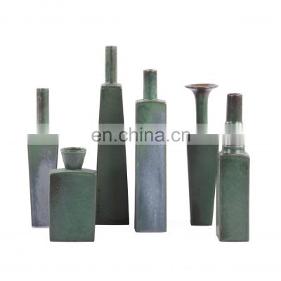 China Hand Made Modern Matt Minimalist Style  Decorative Ceramic Vase Set for Home Decor