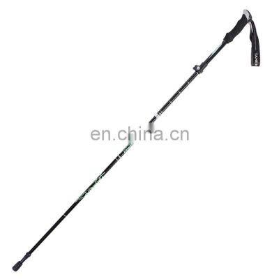 Aluminum Alloy Folding Stick Ultra Light Mountaineering Cane Telescopic Trekking Poles Walking Stand Climbing Camping Cane photo-3