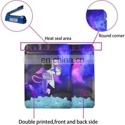 Heat Seal Mylar Doypack Shape Plastic Bags Stand up Fake Spout Pouch Sauce Packing With Window photo-3