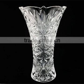 Different Fancy Patterns and Different Sizes Transparent Glass Vase Quality Choice photo-2