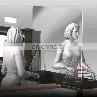 Acrylic Social Distancing Sneeze Guard Acrylic Sneeze Shield for Counters photo-5