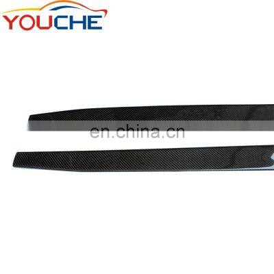 215CM Carbon Fiber Side Skirts Extension for BMW 3 4 5 6 Series F30 F32 F33 F10 F12 F13 Universal Side Skirts