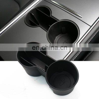 Car Liner Double Tpe Cup Holder For Tesla Model 3