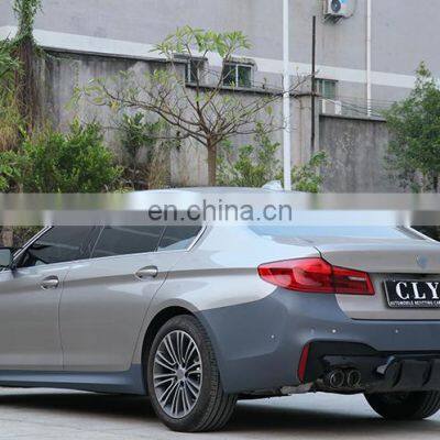 High Guality Rear Lip For BMW 5 Series G30G38 Modified M5 Bright Black Diffuser photo-4