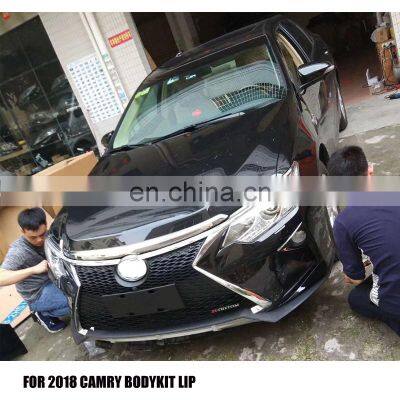 Новый дизайн. Комплект кузова переднего бампера Camry RX Design, модифицированный для Camry 2012 - 2017 годов с обновлённым дизайном