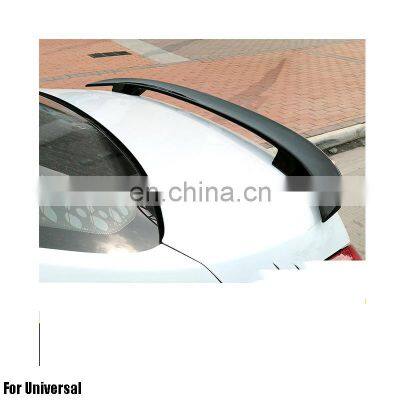 ABS Primer Painted Back Rear Spoiler Lip Wing For universal car Rear Spoiler with light