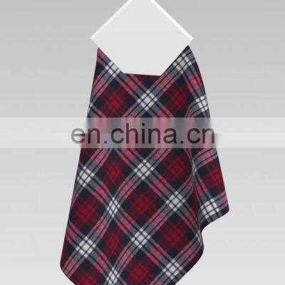 Best Sale BCI Cotton Yarn Dyed Flannel Check Red Design For Winter photo-5