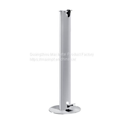 LG-M25 Hospital Stainless Steel Touchless Soap Foot Pedal Hand Sanitizer Dispenser Floor Stand