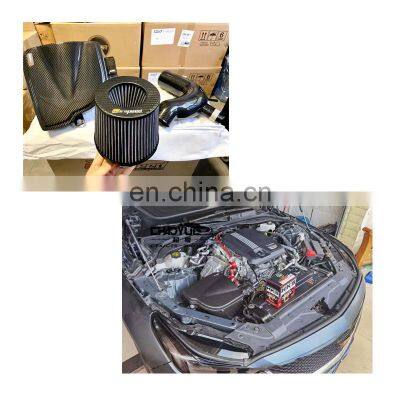 Personalized Design Carbon Fiber Hood Retrofit Vents Cold Air Intake System For Cadillac CT5 CT4 2.0T