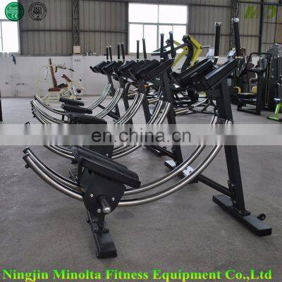 Abs Coaster Swing Commercial Gym Machine Club Stainless Steel Plate Loaded Abdominal Crunch Machine photo-3