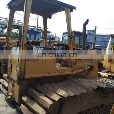 Cheap Caterpillar D3C crawler bulldozer on sale , low price used CAT D3 in Shanghai