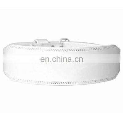 Professional Design Logo Printed Leather Weight Lifting Belt photo-3