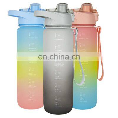 botol minum plastik botellas de agua deportiva sport water bottle plastic motivational plastic water bottles