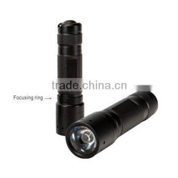 1 W LED aluminum torch with lens