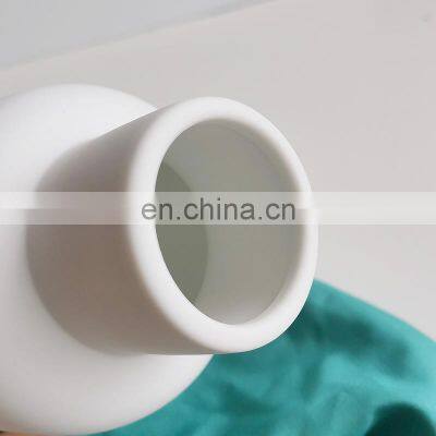 Wholesale Luxury Nordic Ceramic Vase White Seramik Vazo Handmade Cone Ceramic Vase For Wedding Decorations Home Decor photo-3