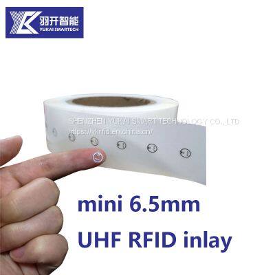 Smart Tag UHF RFID 900MHz  New design mini UHF rfid sticker long range iso 18000-6c Label Tag RFID wet inlay