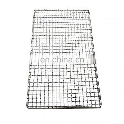 China Factory Crimped Wire Mesh Corrugated Metal Woven Mesh for BBQ