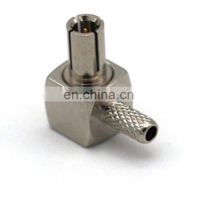 CRC9 TS9 connector Adapter nickel right angle