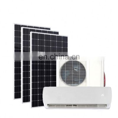 DC Inverter Solar Air Conditioner R410a 12000Btu Solar Powered Wall Mounted On Grid AC Solar Air Conditioner