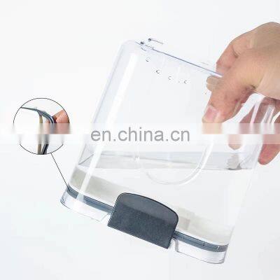 2022 New BPA-Free 4 Pack Pantry Organization ABS Airtight Food Container Set Kitchen Combination Set Container With Spoon photo-3