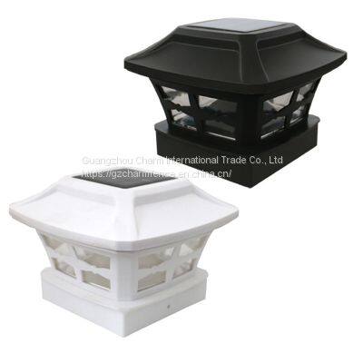 Outdoor solar column head lamp 4 inch column head lamp courtyard lamp column lamp fence lamp column cap lamp