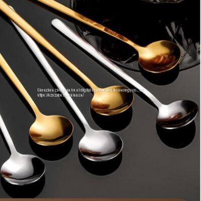 Stainless steel round spoon