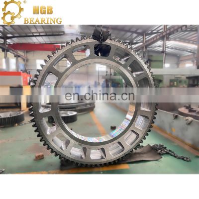 Factory hot sale backhoe loader parts ring gear