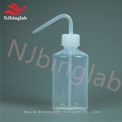 NJbinglab HF resistant PFA wash bottle, high purity, translucent for easy viewing