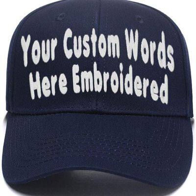 Custom Embroidered Baseball Cap Personalized Snapback Mesh Hat Trucker Dad Hat