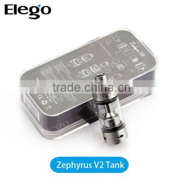 Elego wholesale UD Zephyrus V2 RTA tank atomizer 6ml SS/Black color updated UD zephyrus RTA