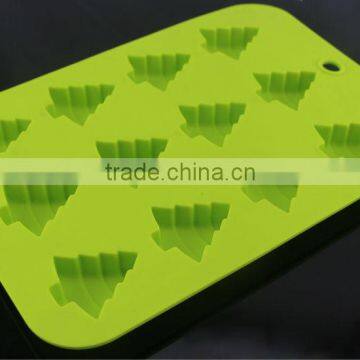 Christmas Tree Shaped Silicone Cookie Molds