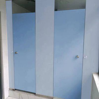 Waterproof HPL Bathroom Compact Laminate Toilet Cubicle Manufacturers photo-4