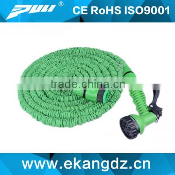 Expandable rubber/tpe water 3x hose with brass fittings