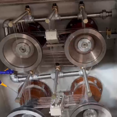 Solar Cell PV Round Soldering Ribbon Production Line For Making Round Ribbon photo-4