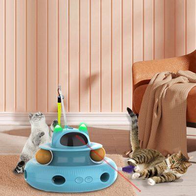 Hunting Toys​ For Cats With Rotating Feather Wand photo-2