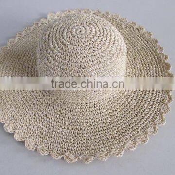 Fashion Design Crochet Paper Hat / Dress Hat / Summer Hat photo-4