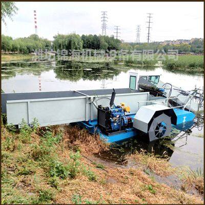 Lake Floating Waste Collecting Boat Water Hyacinth Harvester Aquatic Weeds Harvesting Machine/equipment for Sale with Low Price