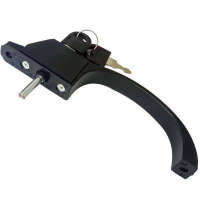 Popular Design Sliding Window Push Handle Aluminium Handle With Key photo-2