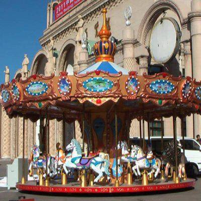 80% new overhead drive carousel, simple carousel for low - price disposal