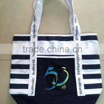 Fashion color cotton tote bag