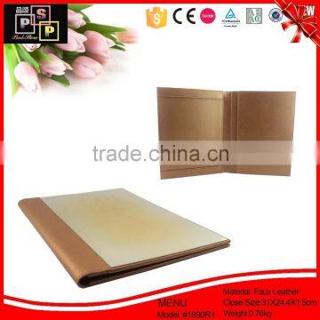 Professional Factory Top Quality Hotel Waterproof A4 Size Menu Holder photo-2
