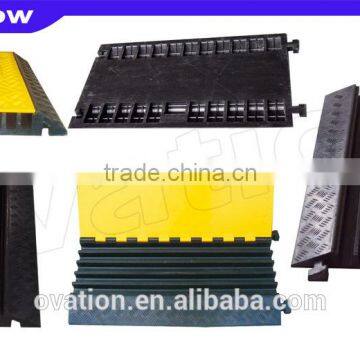 Easy used 5 channel cable tray stage cable protector best quality with lowest price for outdoor use