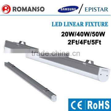 Led Linear Pendant Light 1200mm 40w Indoor Office Lighting With 3 Years Warranty