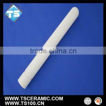 TS aluminum titanate ceramic riser tube with nozzle