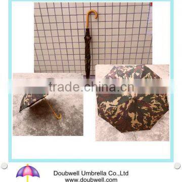wooden handle and wooden shaft umbrella