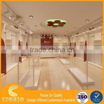 Guangzhou Factory OEM/ODM MDF Wood Wall Designs Children Clothes Showcase for Shop Kiosk photo-4