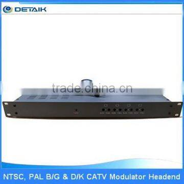 4in1 4channels Adjacent fixed headend CATV Equipments Modulator dtk-4860