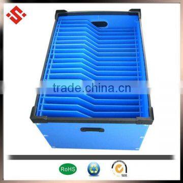 2015 corrugated plastic removable storage box partition