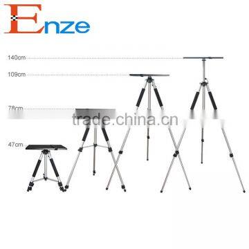 Professional aluminum multifunctional tripod / adjustable portable projector tripod